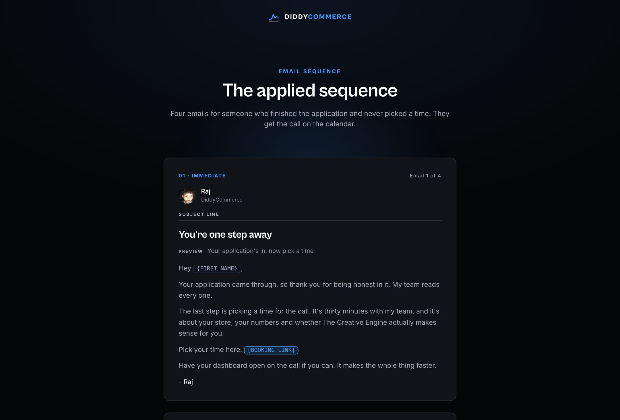 Applied sequence preview