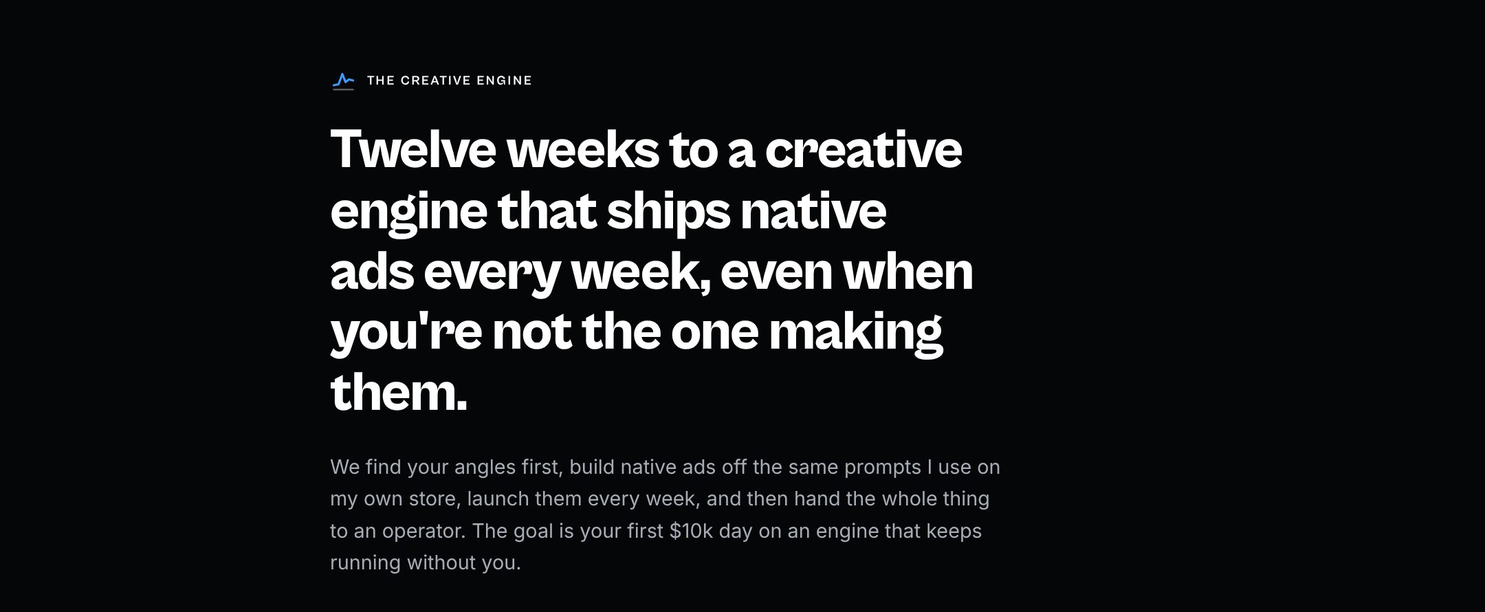The Creative Engine preview